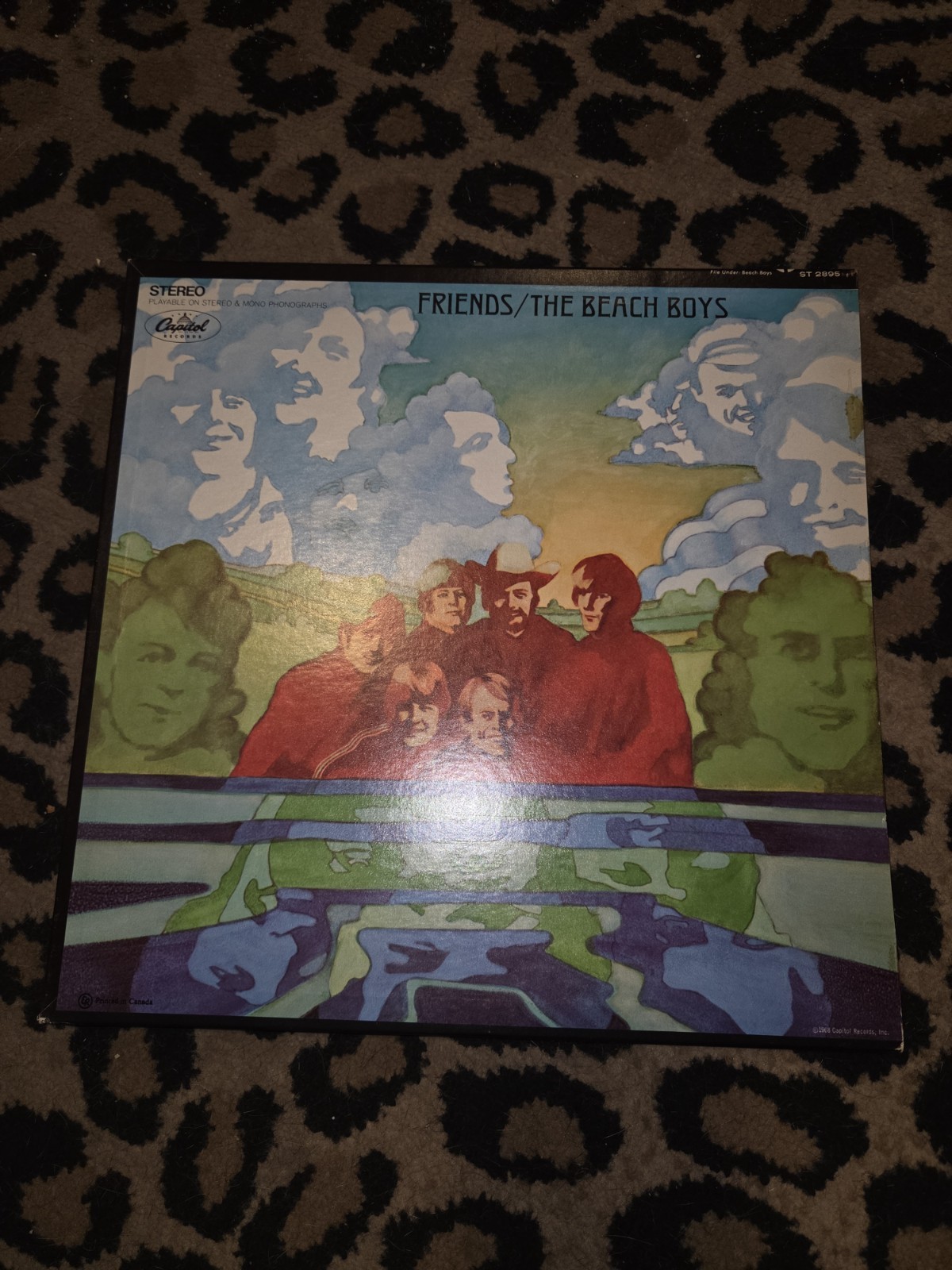 The Beach Boys Friends 1968 LP ST-2895 Capitol Records Stereo Vinyl