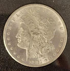1881 Carson City Mint Uncirculated Silver Dollar Coin GSA Holder