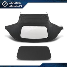 Fit For Mazda Miata 1990-2005 Black Convertible Soft Top W Plastic Window