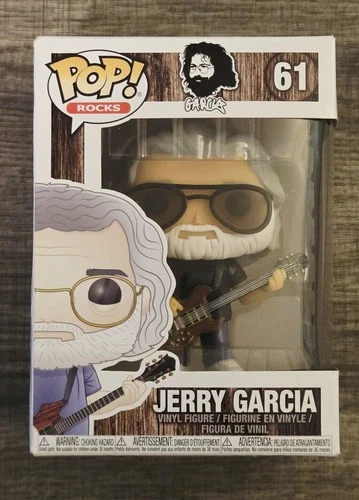 Funko Pop Rocks 61 JERRY GARCIA Grateful Dead Used With Box