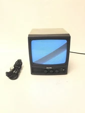 VINTAGE Sanyo VM-6609A Black and White Monochrome video monitor 9" WORKING