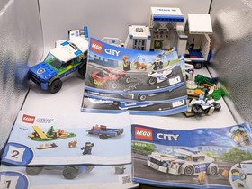 LEGO City (60139) Police Mobile Command + 60239, 60369 Incomplete Sets 
