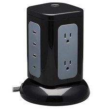 Tripp Lite By Eaton Master-Power Tlp606Uctower Surge Protector Tower 6Outlet 3X