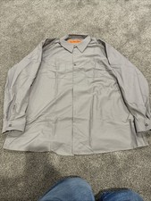 Red Kap Men's Long Sleeve Industrial Work Shirt 3XL
