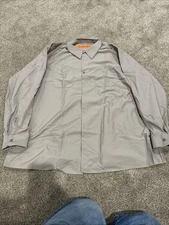 Red Kap Men's Long Sleeve Industrial Work Shirt 3XL