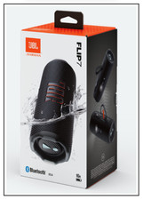 JBL Flip 7 Portable Waterproof Bluetooth Speaker - Black steel seal 