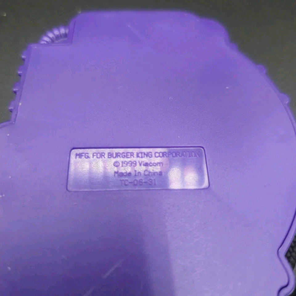 Calculadoras Nickelodeon para Burger King 1999 vintage TC-01-03 no funcionan x2 Foto 4 de 4