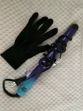 Bed Head TIGI Curling Wand Electric Purple Blue Black with Heat Resistant Glove