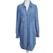 Philosophy Chambray Mini Shirt Dress Size Medium Chambray Dress