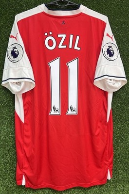 MEN'S FC ARSENAL 2016/2017 MESUT OZIL #11 SOCCER FOOTBALL SHIRT JERSEY SIZE L