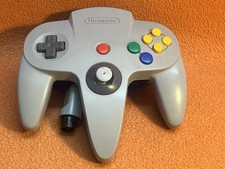 Official Nintendo 64 N64 Authentic Original NUS-005 Controller Grey Gray Tested 