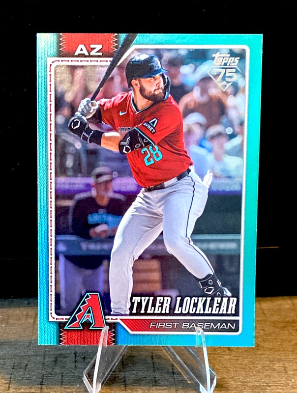 Tyler Locklear 2026 Topps Series 2 Aqua Foil SP Arizona Diamondbacks #430
