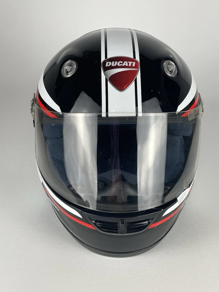 Ducati SUOMY Drudi Performance Motorcycle Helmet Red Black White XL Foto 2 de 4