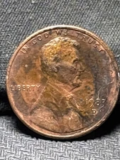 1983-D Lincoln Cent DDR FS-101 Doubled Die Ear Variety – Red-Brown – Rare Attrib