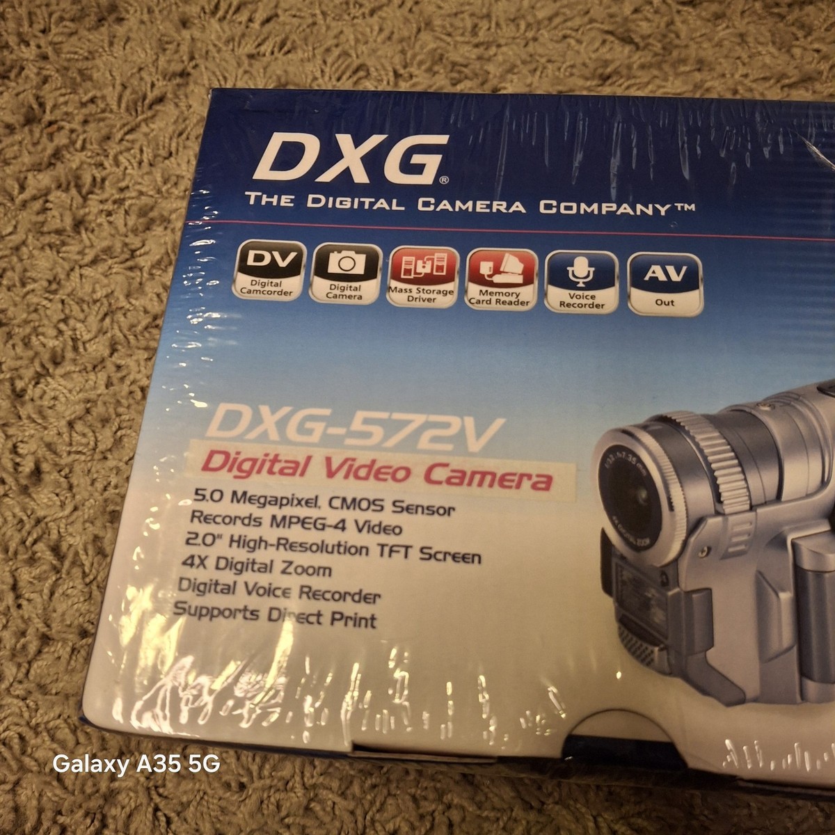 DXG Technology DXG-572V Flash Media, Hard Drive Camcorder for sale