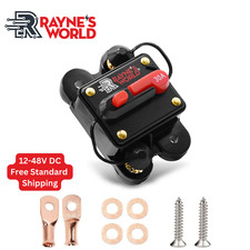 30 Amp Waterproof Circuit Breaker Auto/Marine/Solar 12-48V DC Manual Reset
