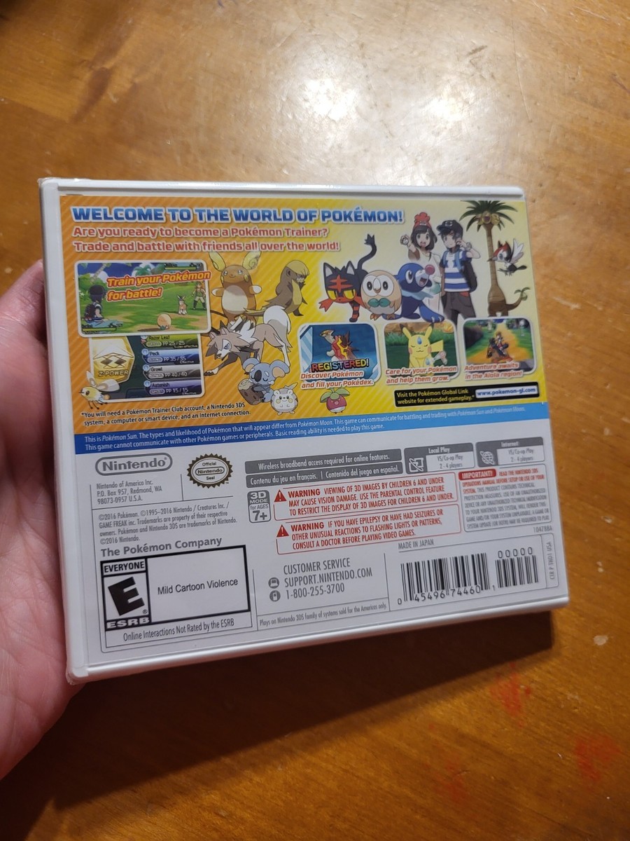 Nintendo 3DS Pokemon Sun TARGET CAFE Combo Pack BRAND NEW FACTORY