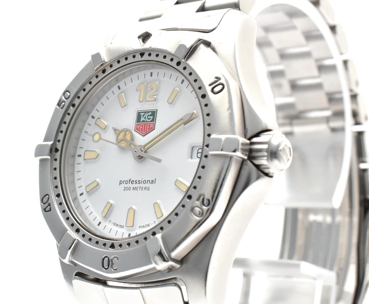 TAG HEUER Professional 200m クォーツ TAG Heuer Quartz 200 m (20 ATM) Water Resistance Wristwatches for