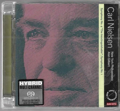 Syms 1 & 4 by Nielsen / New York Phil / Gilbert (Super Audio CD (SACD), 2014)
