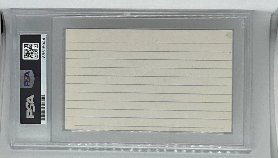 Casey Stengel Auto 3x5 Index – PSA/DNA GEM MT 10 – Yankees, MLB Hall of Fame - Image 4 of 4
