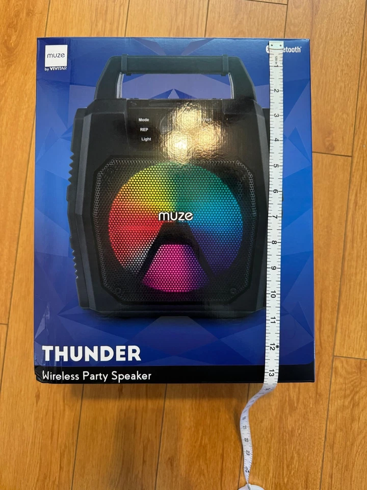 Muze by Vivitar Thunder Bluetooth Wireless Party Speaker - Image 3 of 4