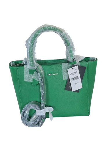 Neu mit Etikett Nine West Maysenn Umhängetasche Kelly grün Umhängetasche minimalistisch Business - Bild 2 von 9