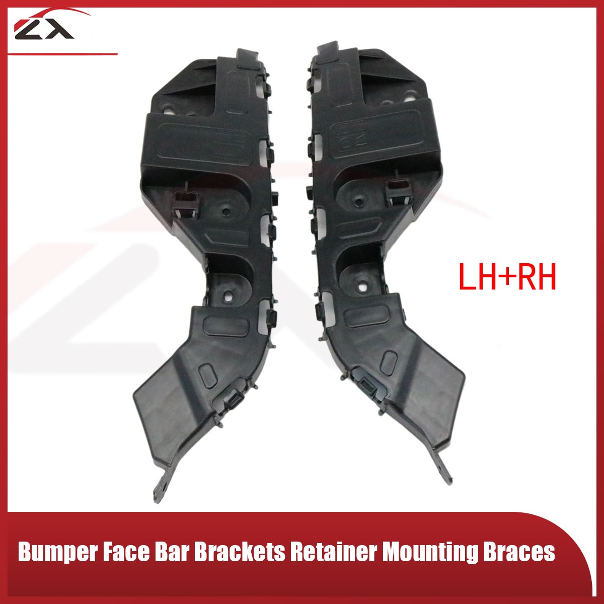 2Pcs Front Bumper Fascia Guide Left + Right Side For 2015-2016 Chevrolet Trax