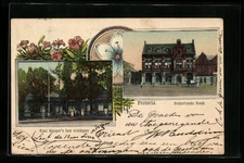 Passepartout-CPA Pretoria, Paul Kruger´s last residence, Netherlands banque 190 