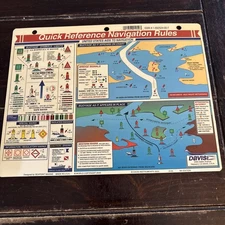 DAVIS NAVIGATION RULES QUICK REFERENCE CARD 2001 6th Edition