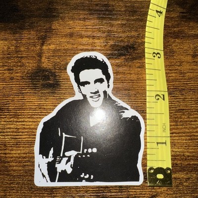 Elvis Vinyl Sticker  (measures appx 2.25'' X 3'')