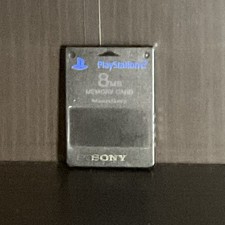 Sony Playstation 2 Black 8GB Memory Card PS2 