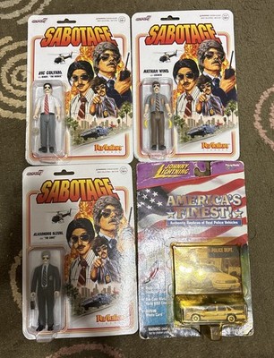 SABOTAGE REACTION FIGURES + HPD VEHICLE