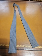 Robert Talbott PURE SILK grey bow tie EXCELLENT
