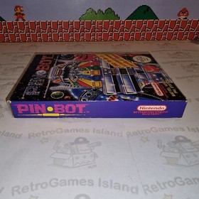 PIN-BOT  NINTENDO NES 8 BIT PAL A VERSIONE MATTEL ITA  CIB PINBOT ITALIANO