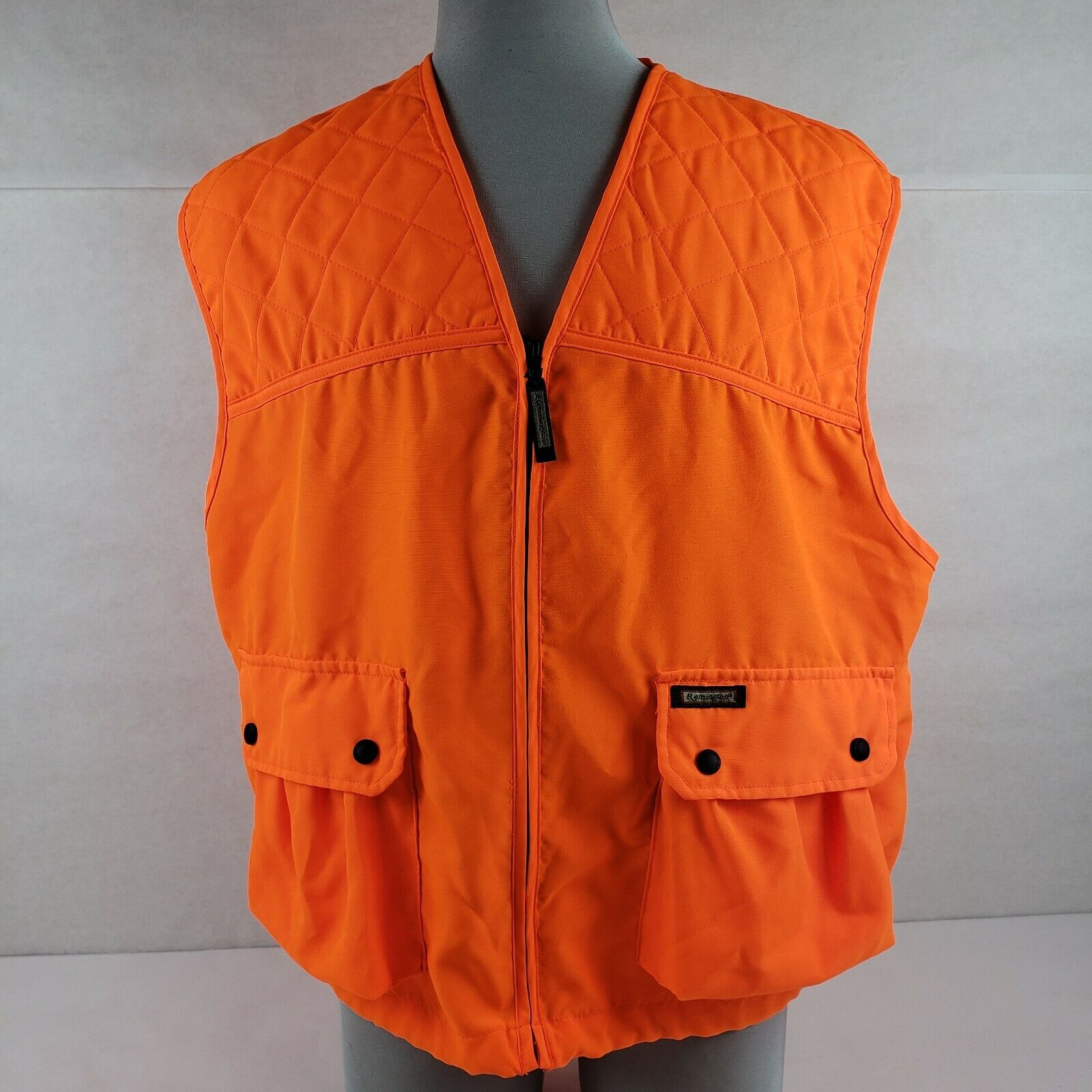 Remington Outdoor Clothing Hunting Vest Bright Orange Men's Size L