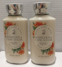 Bath And Body Works Marigold And Cane Sugar Body Lotion Lot Of 2 8oz