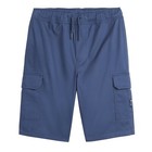 NAUTICA Boys Size S(8) Cotton Twill Cargo Shorts w/Elastic Waist Pull-on Bermuda