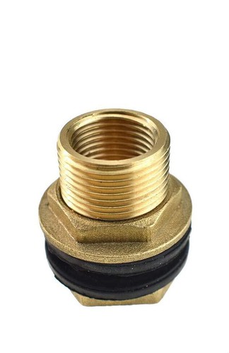 1-1/2" Female 2" Male Bulkhead Fitting Water Tank Connector Adapter Union 1PC - Picture 2 of 6