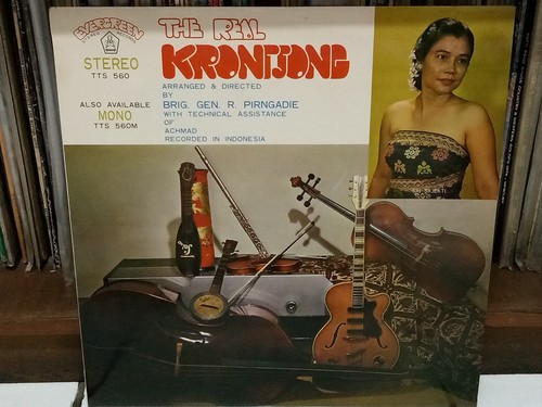 Sam Saimun & Sajekti - The Real Krontjong - Indonesia LP (Red Vinyl) - Rare
