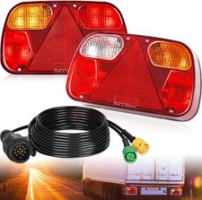 Anhängerbeleuchtung 13 polig Stecker 12V Rückleuchten Rücklichter Heckleuchten