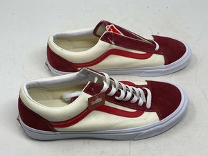 vans style 36 retro biking red skate shoes
