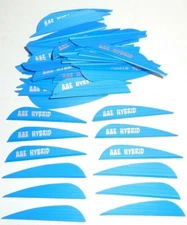 36- AAE Hybrid 26 2.7" BLUE Vanes arizona archery equipment arrow fletching  