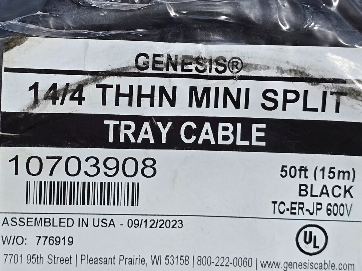 50ft Honeywell Genesis 1070 14/4C Tray Cable TC-ER-JP Direct 50ft Honeywell Genesis 1070 14/4C Tray Cable TC-ER-JP Direct
