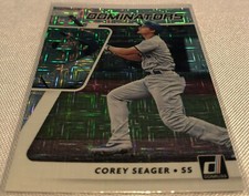 2021 Donruss Baseball Corey Seager Los Angeles Dodgers Dominators Vector #DOM12