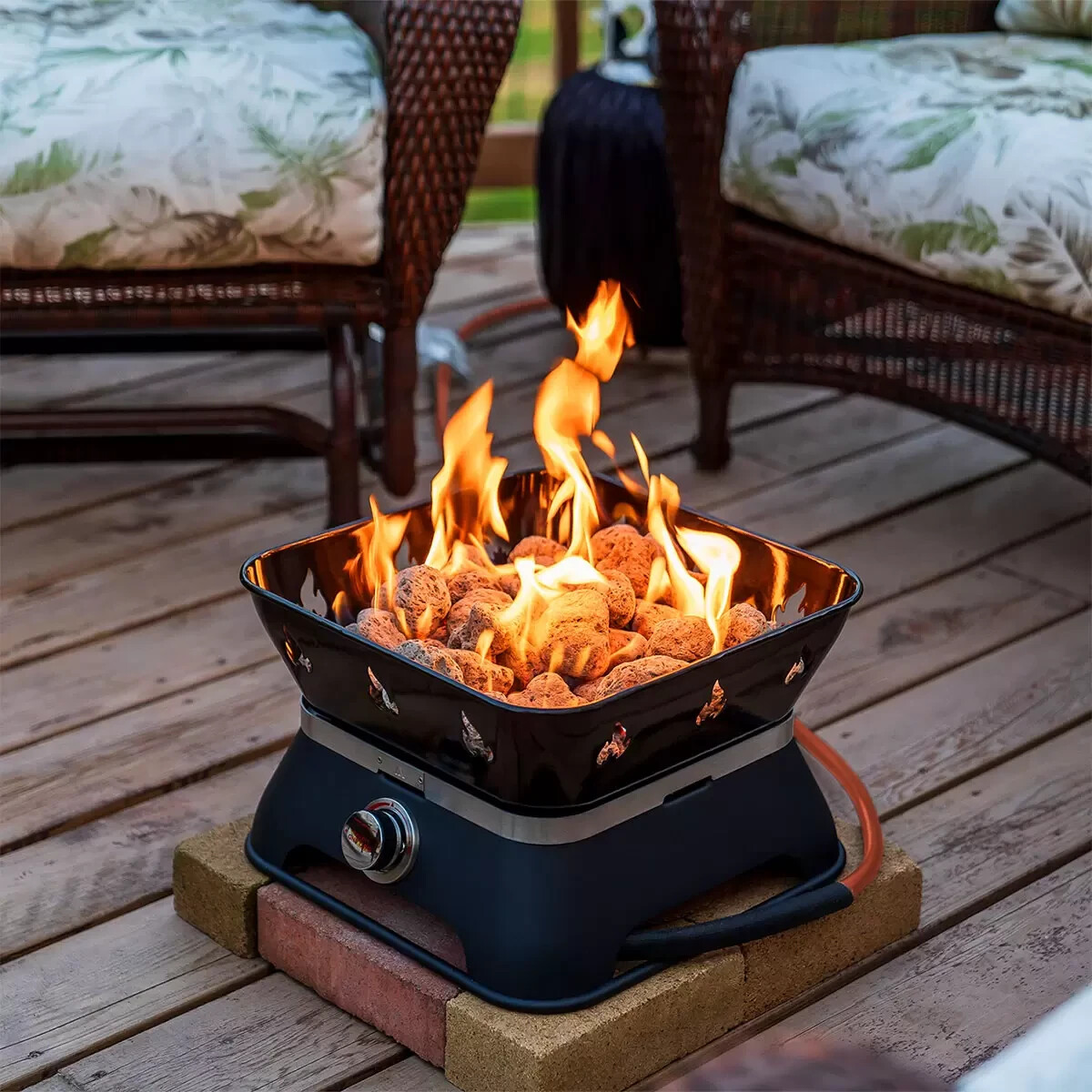 Outland Living Outdoor Portable Propane Gas Fire Pit Outland