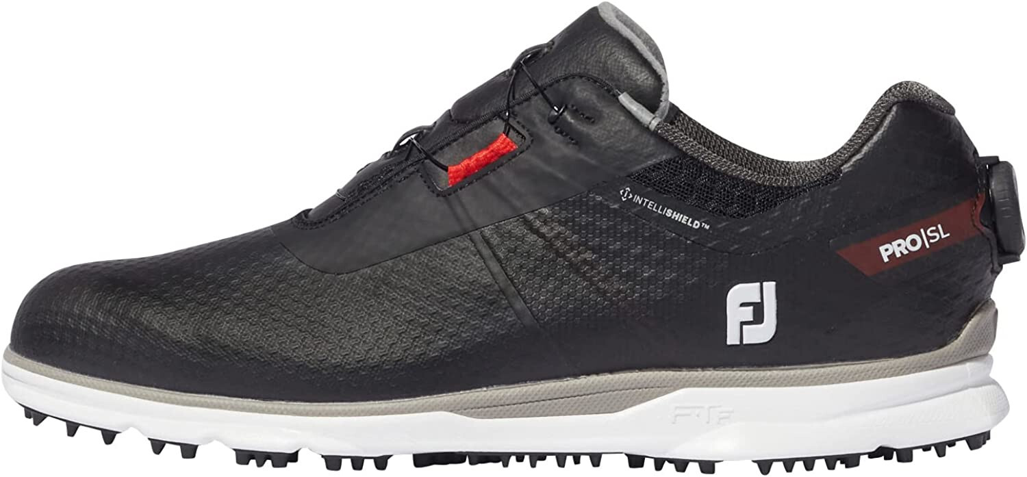 Мужская обувь для гольфа FootJoy PROSL SPORT BOA WIDE 53339 Черный красный US85265 см 37290₽