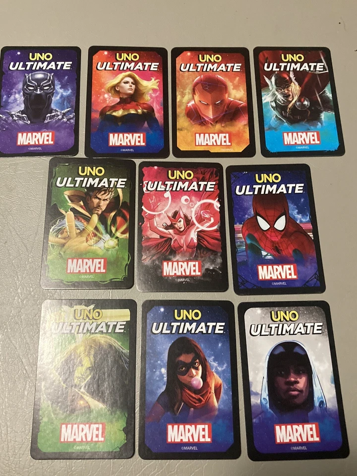 2022 Uno Ultimate MARVEL 1st Editions Sets. Complete Sets W/ 50 Foils!! RARE!! - Image 4 of 4