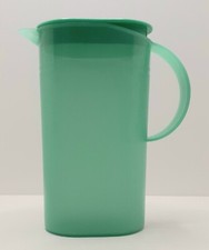 Tupperware Impressions MINIATURE Green Pitcher With Rocking Lid NOS