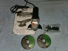 NEW  Warrior Angle Grinder With Slide Switch / WITH 2 Cut Off Wheels 12000 RPM