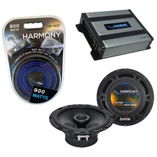 Mitsubishi Raider 2006-2009 OEM Speaker Replacement Harmony R65 & HA-A400.4 Amp
